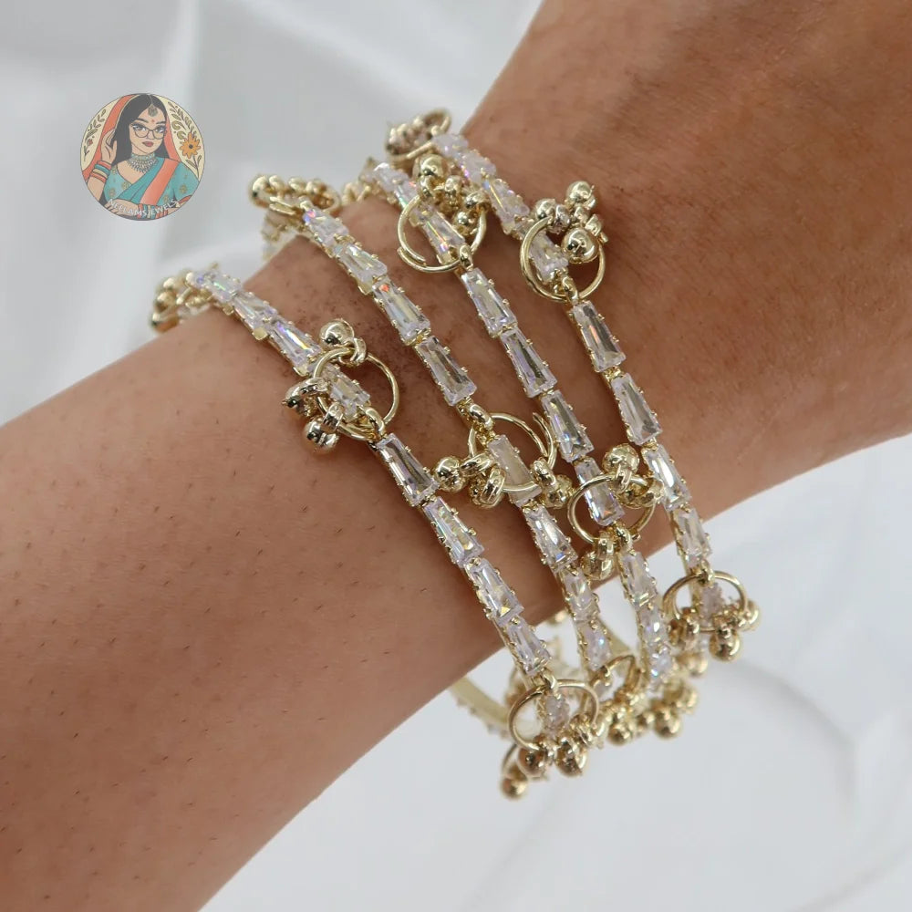 Sitara Ghungroo Mini Bangle Set (4)