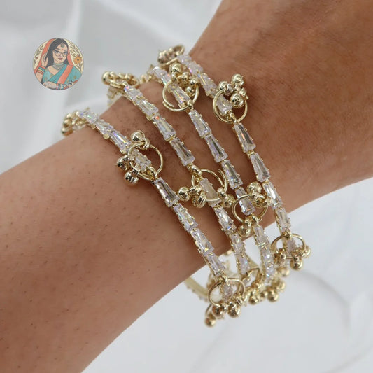 Sitara Ghungroo Mini Bangle Set (4)