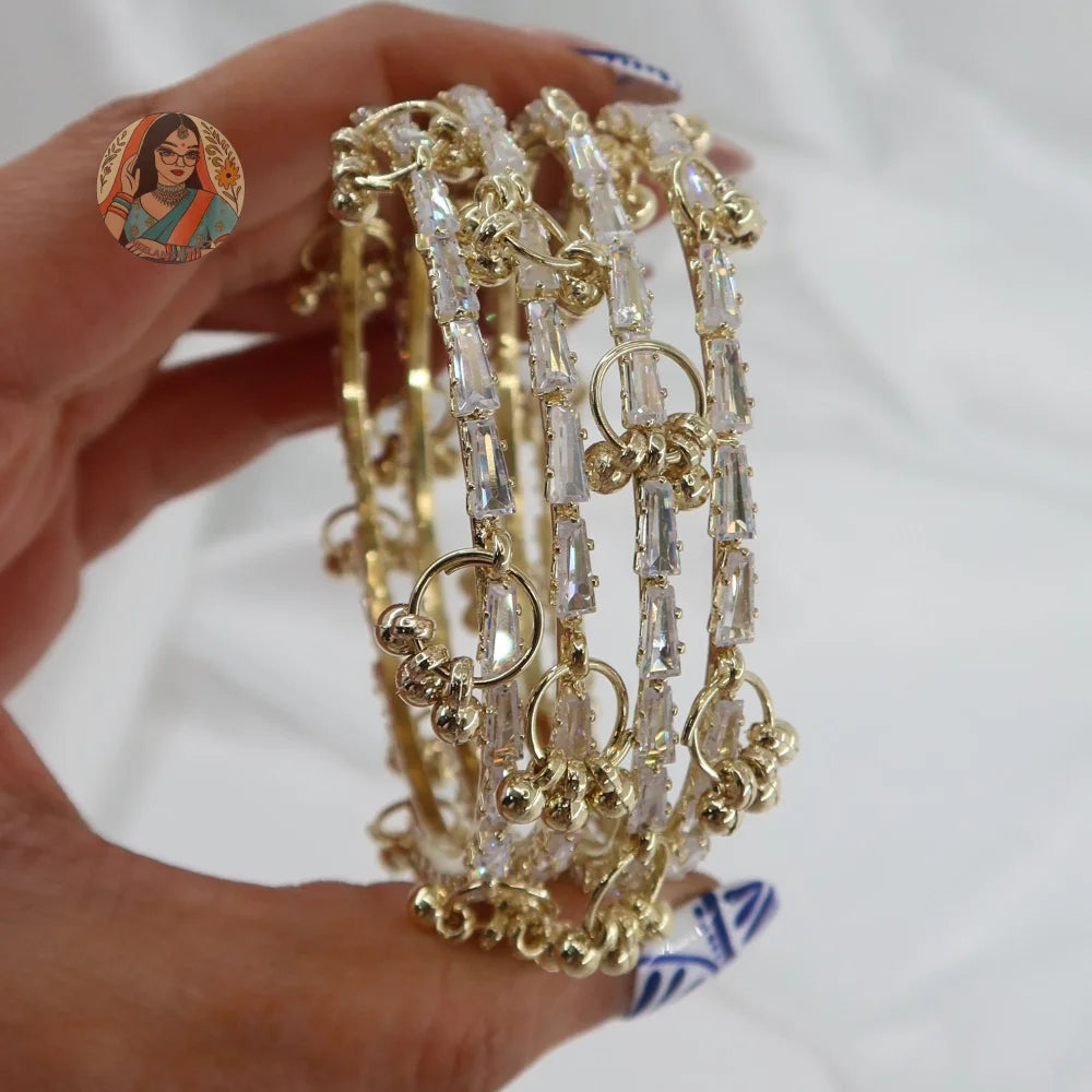 Sitara Ghungroo Mini Bangle Set (4)
