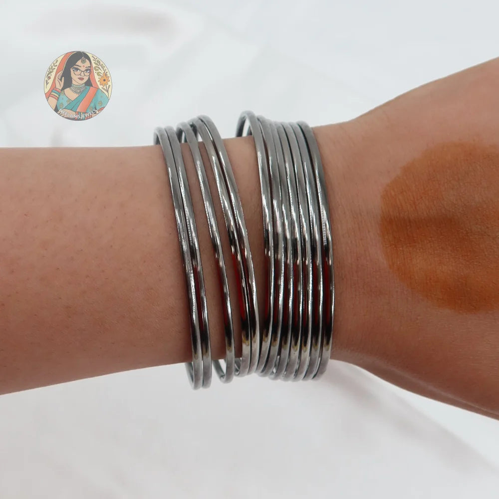 Siya Bangles (Grey)