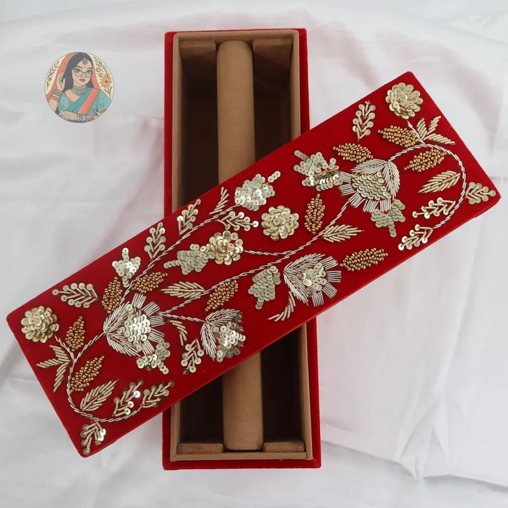 Sohni Bangle Organizer - Red - 1