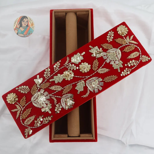 Sohni Bangle Organizer - Red - 1