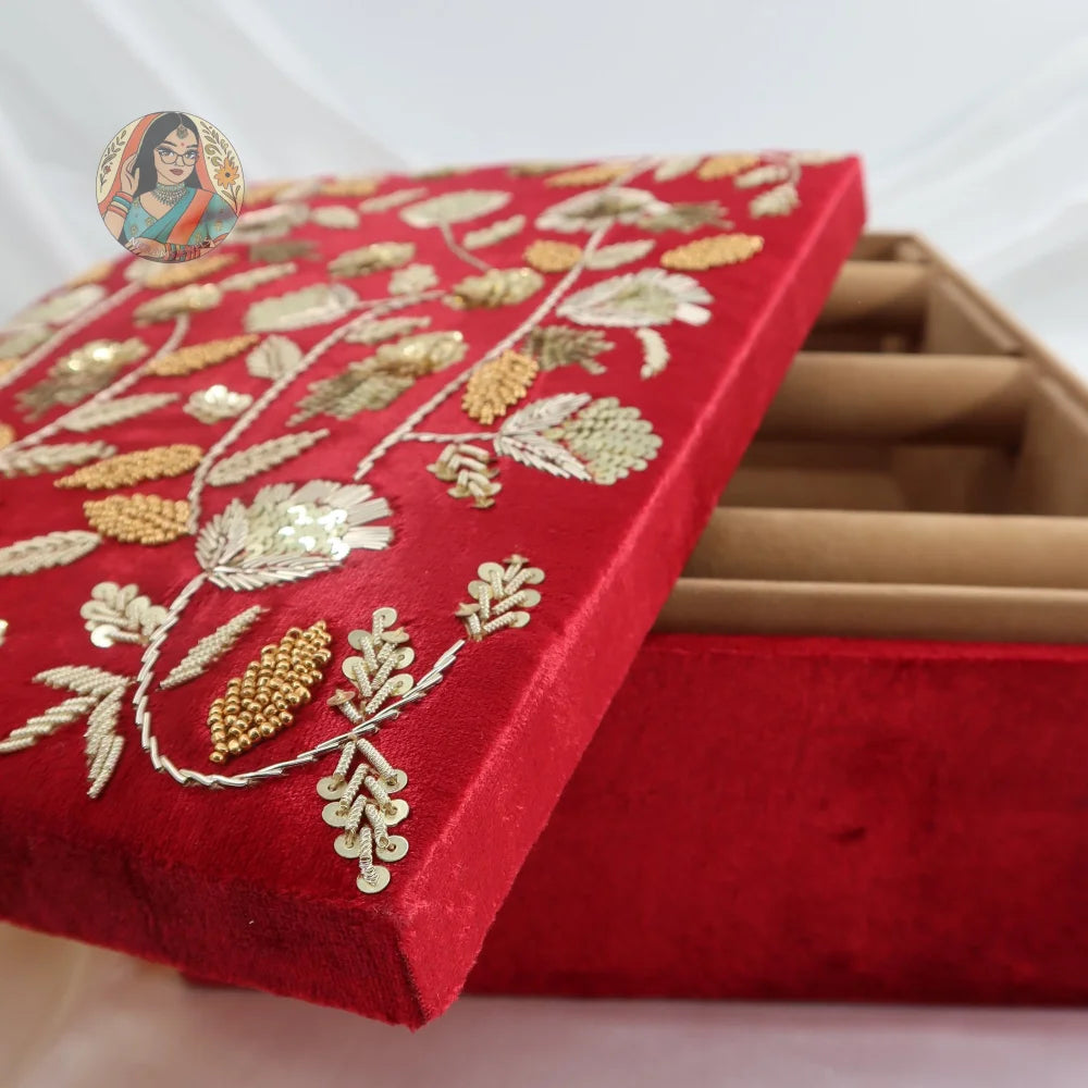 Sohni Bangle Organizer - Red