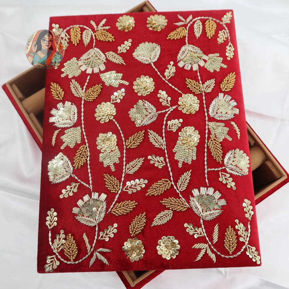 Sohni Bangle Organizer - Red