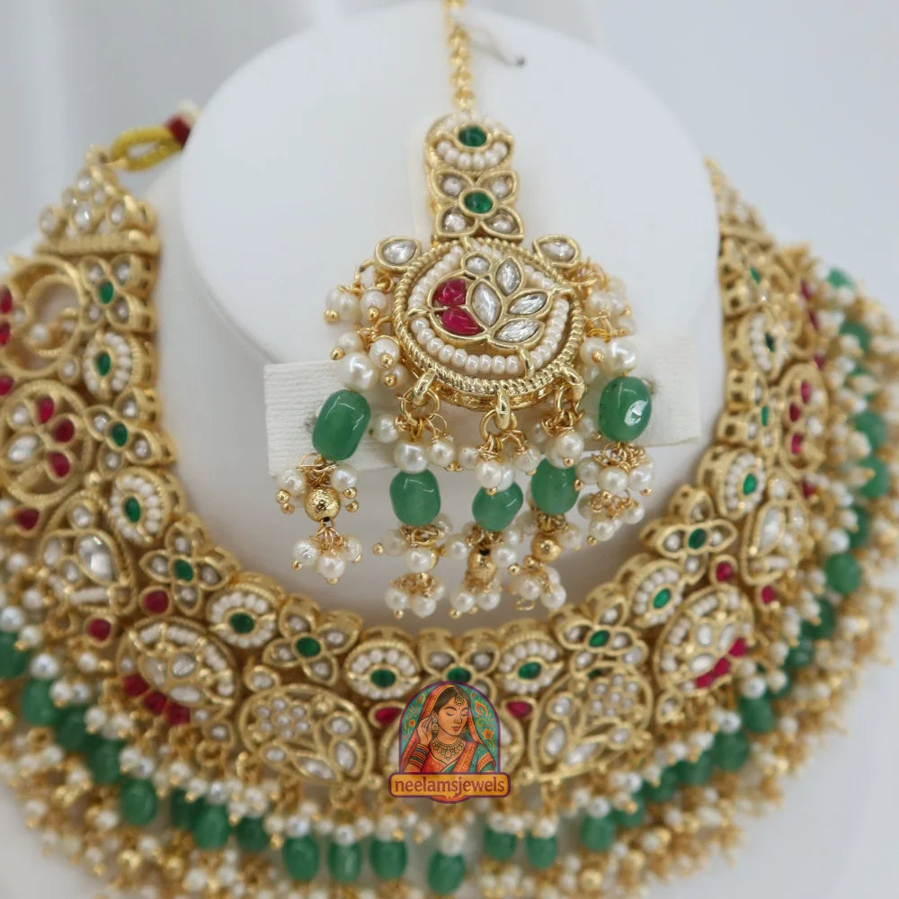 Sohniya Semi Bridal Necklace Set