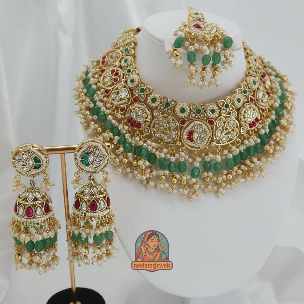 Sohniya Semi Bridal Necklace Set