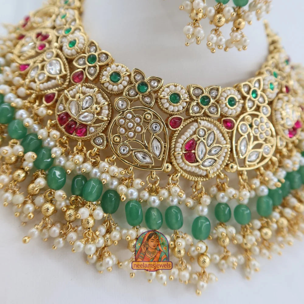 Sohniya Semi Bridal Necklace Set