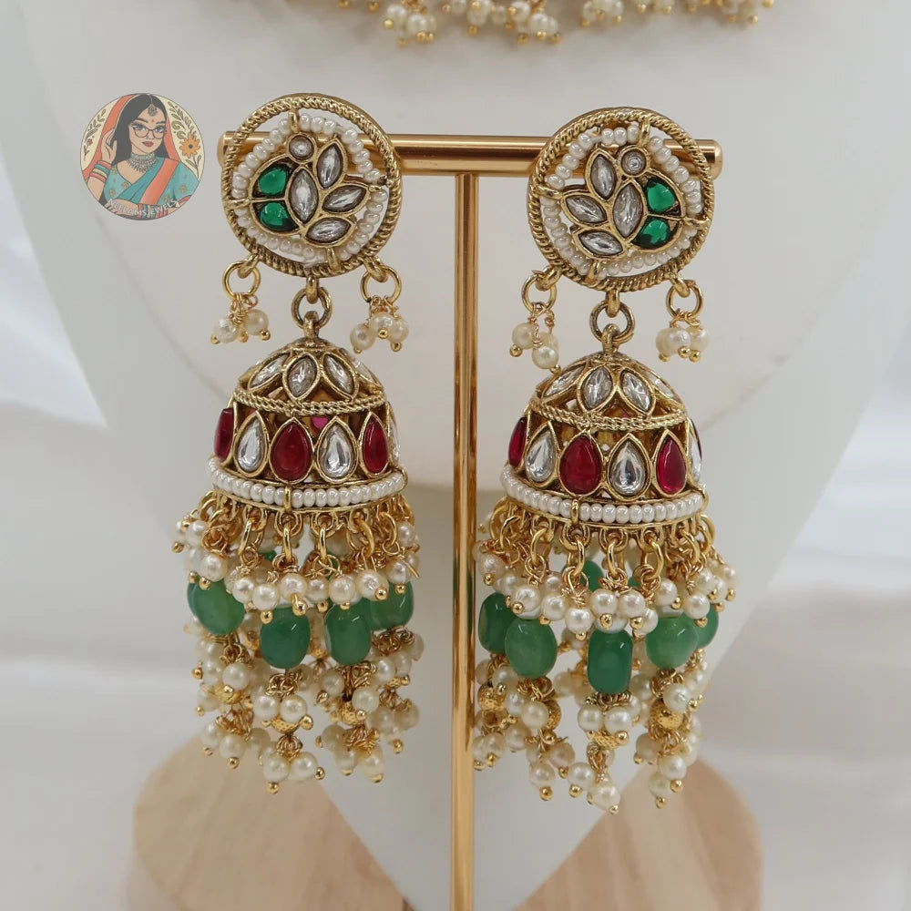 Sohniya Semi Bridal Necklace Set