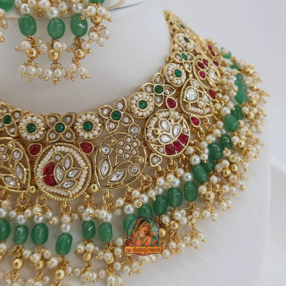Sohniya Semi Bridal Necklace Set