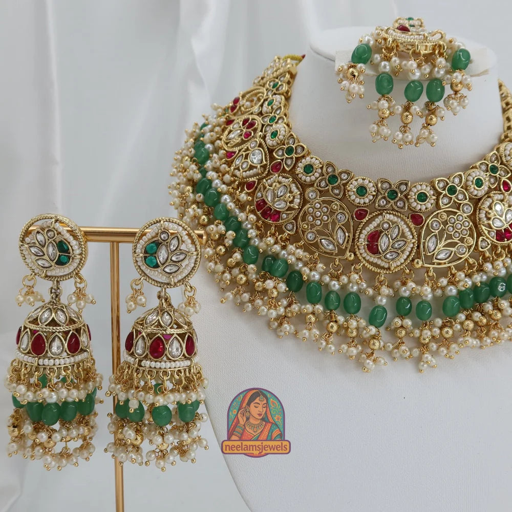 Sohniya Semi Bridal Necklace Set
