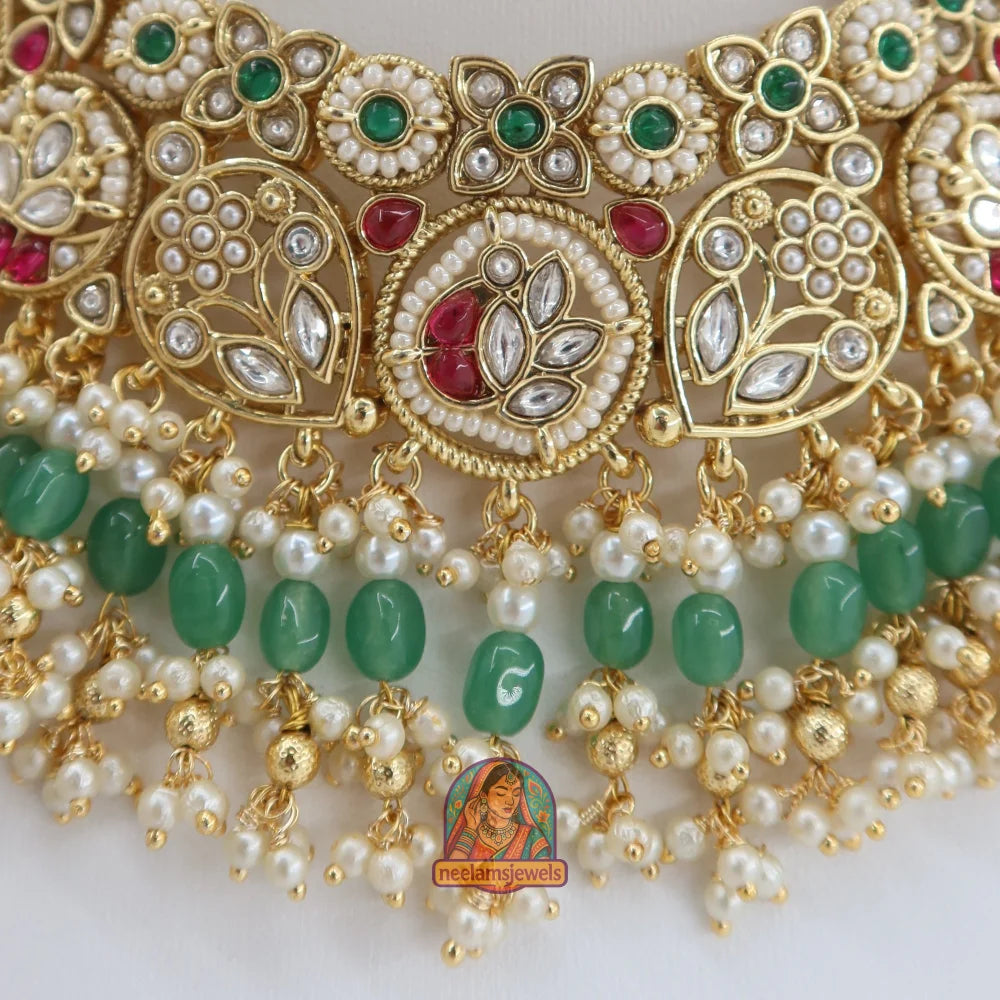 Sohniya Semi Bridal Necklace Set
