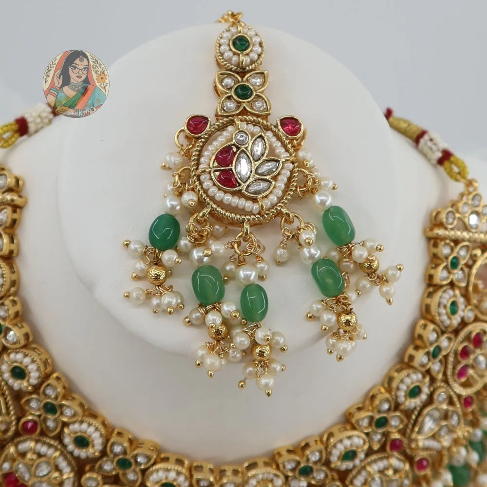 Sohniya Semi Bridal Necklace Set