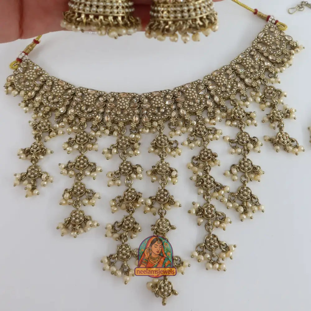 Sona Waterfall Necklace Set