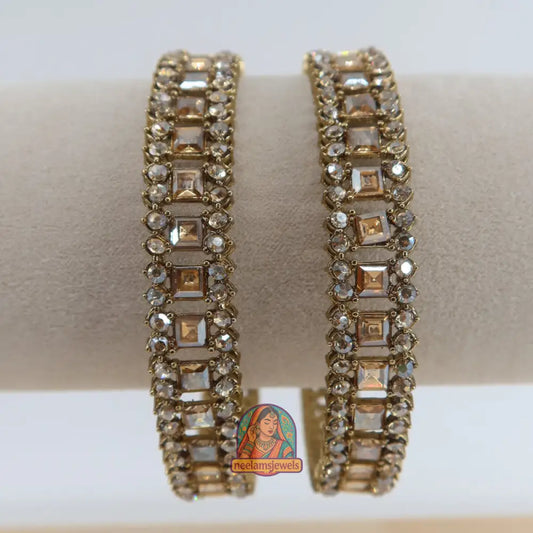 Square Stone Bangles