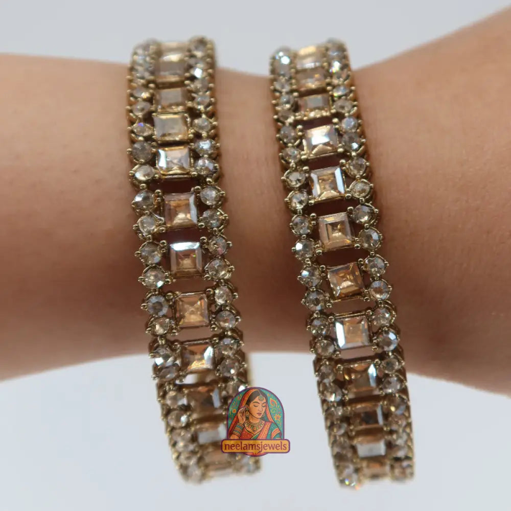 Square Stone Bangles