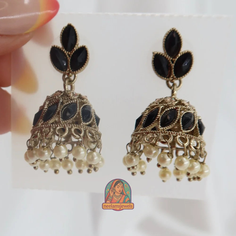 Suha Jhumki Black
