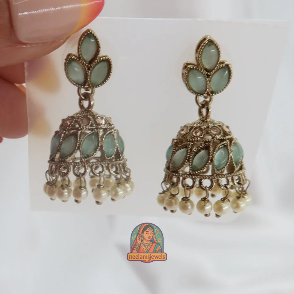Suha Jhumki Light Blue