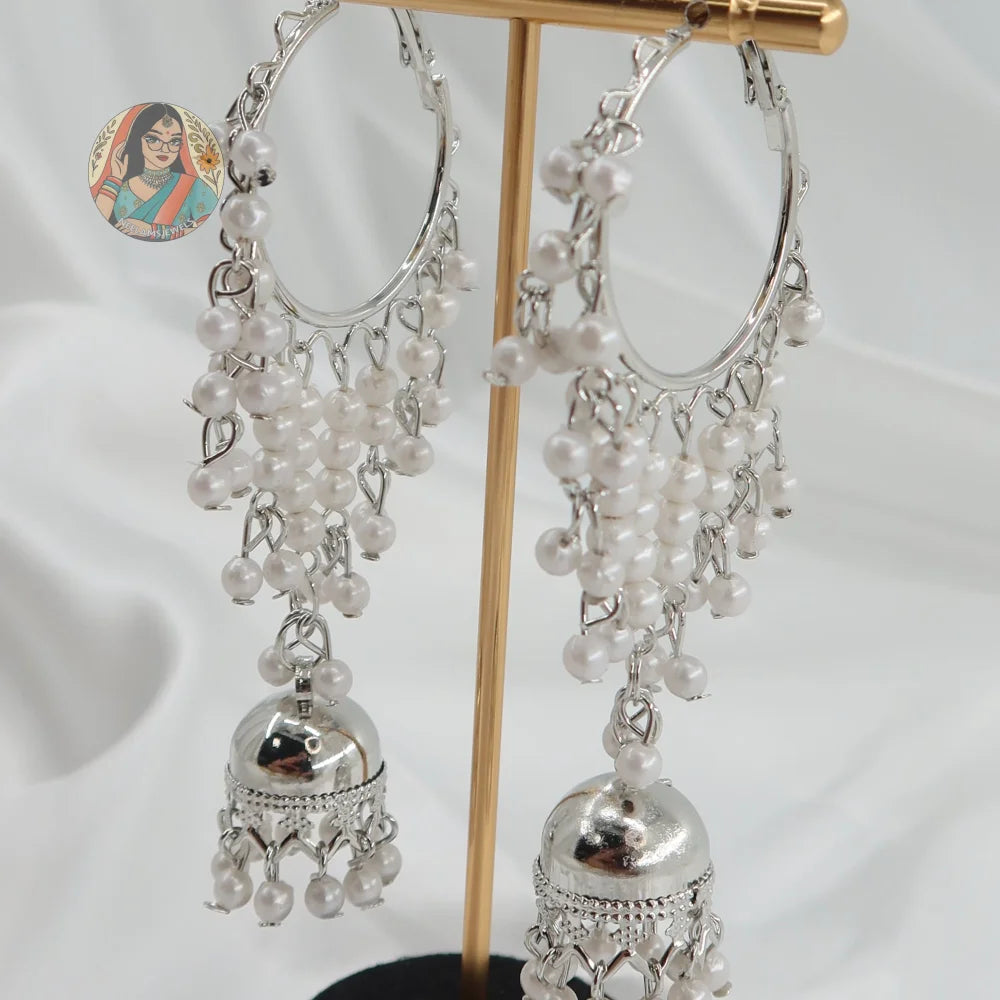 Surat Oversized Pearl Jhumke