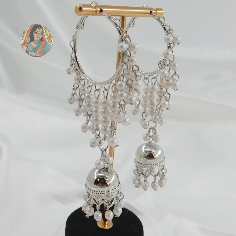 Surat Oversized Pearl Jhumke