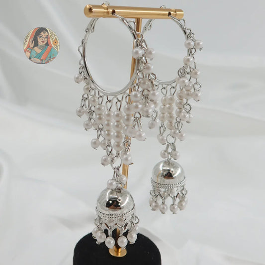 Surat Oversized Pearl Jhumke