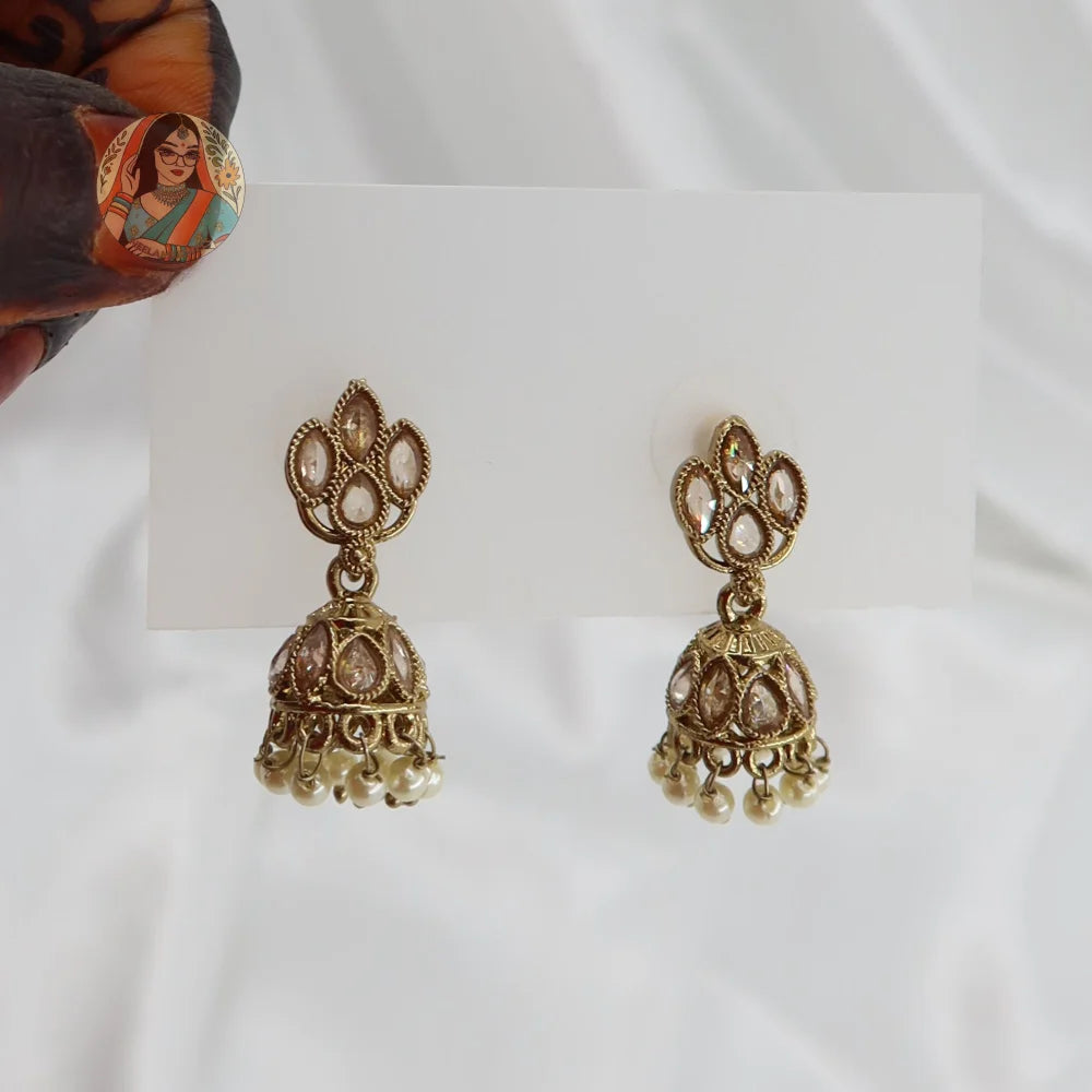 Sushmita Mini Jhumki - Champagne