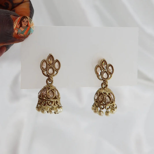 Sushmita Mini Jhumki - Champagne