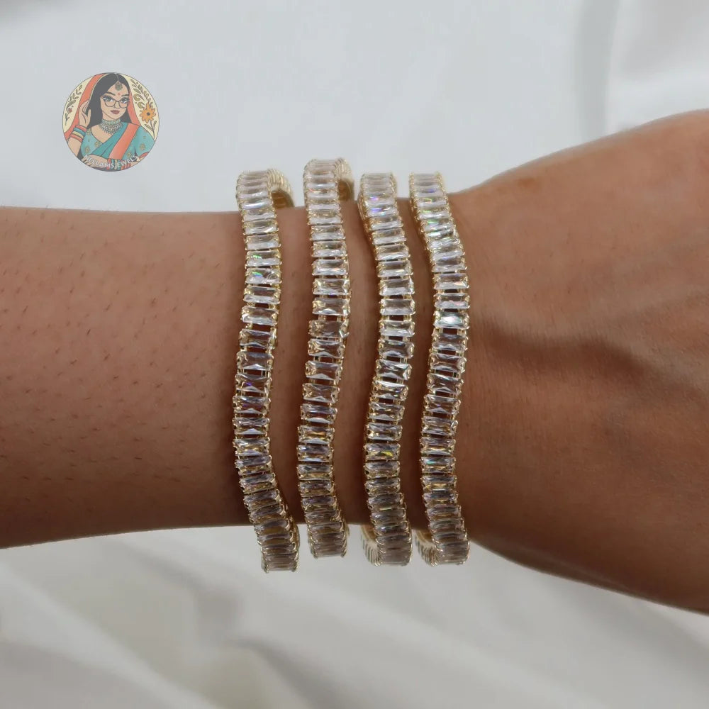 Tidal Wave Bangles (Gold)