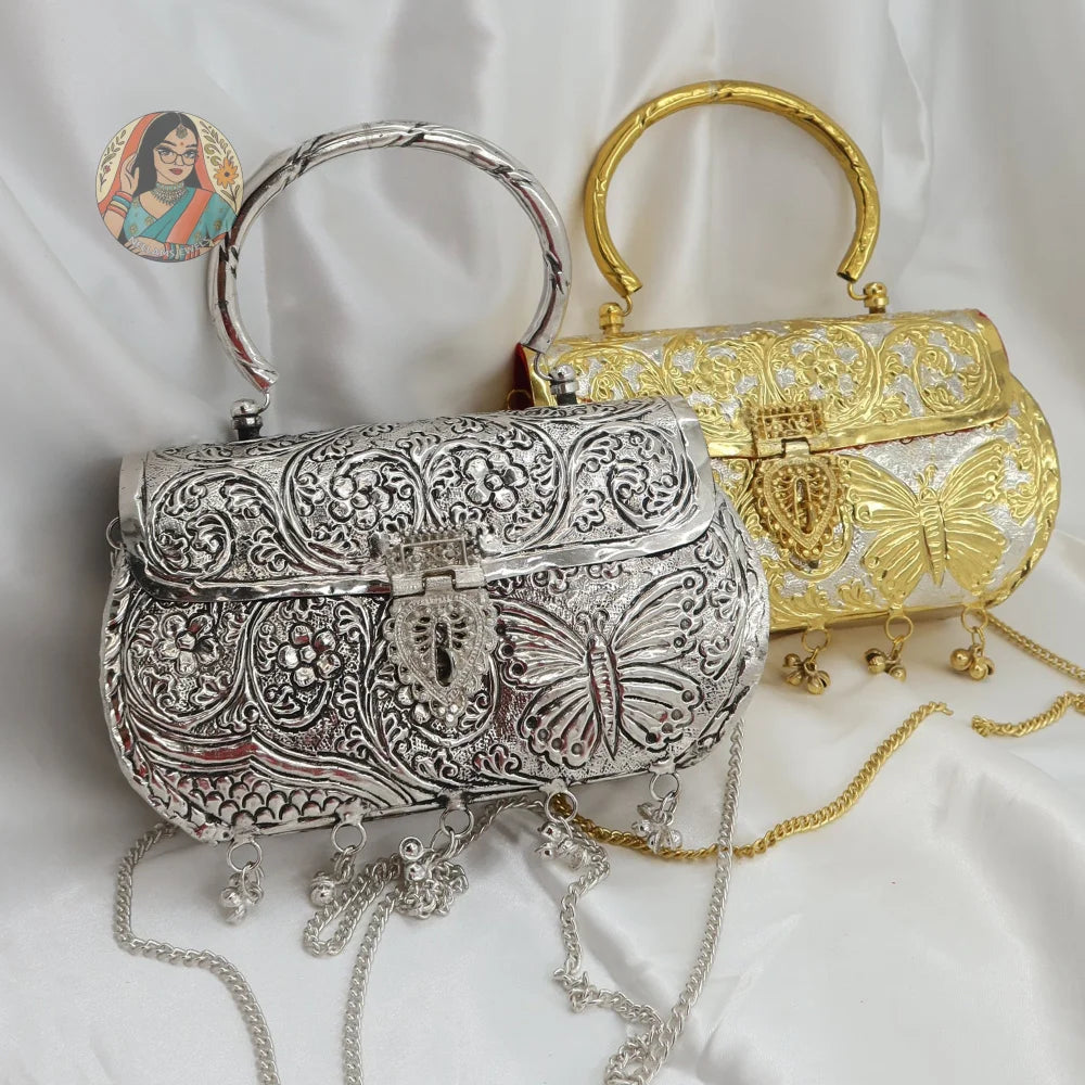 Titli - Metal Handbag