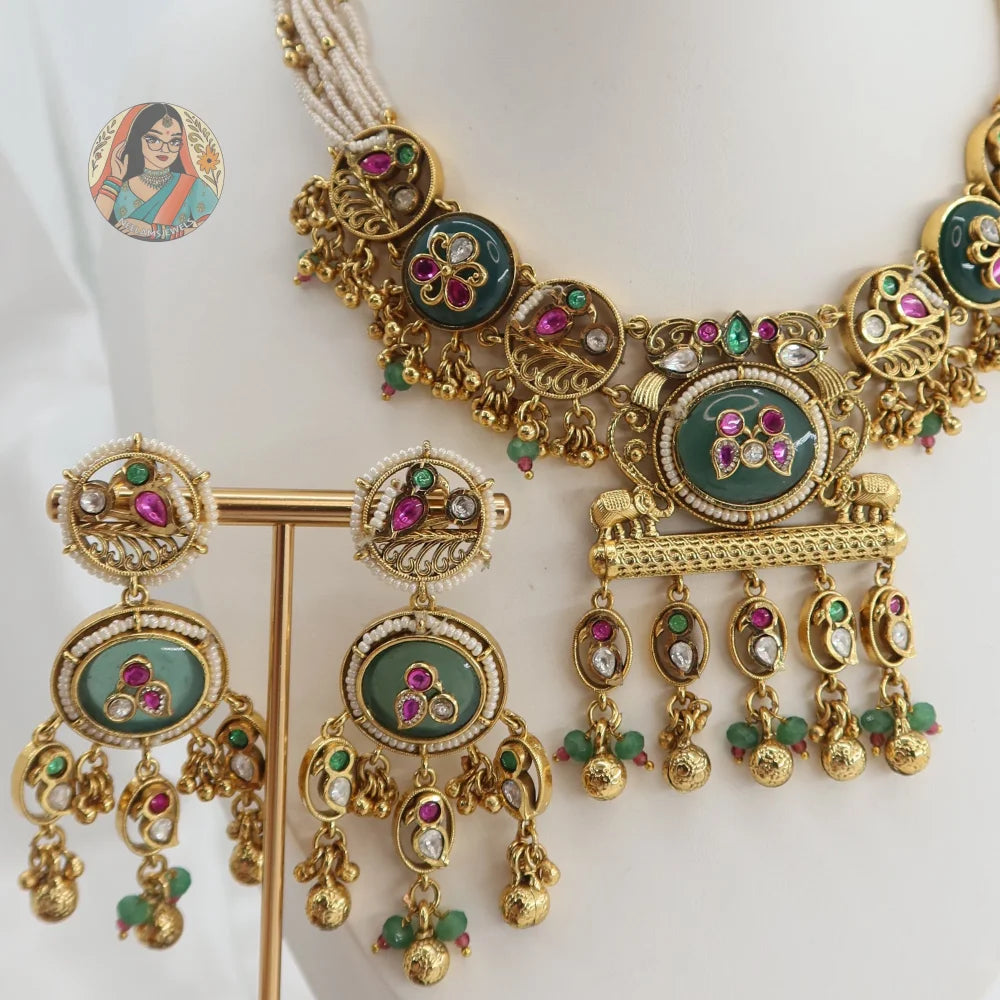 Usha Heritage Necklace Set