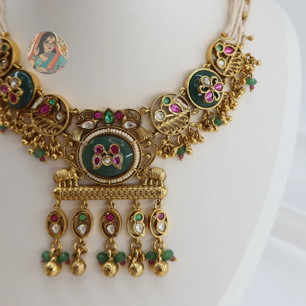 Usha Heritage Necklace Set