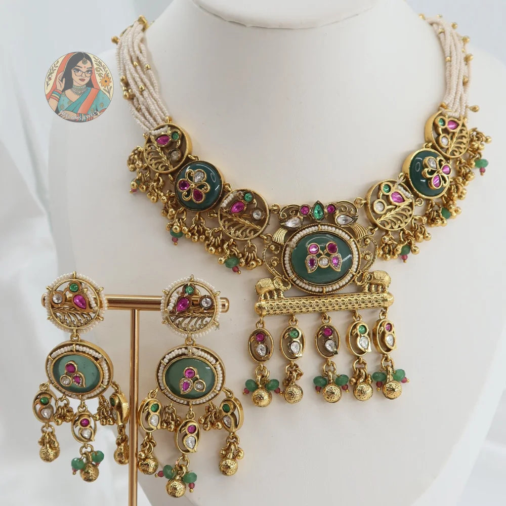Usha Heritage Necklace Set