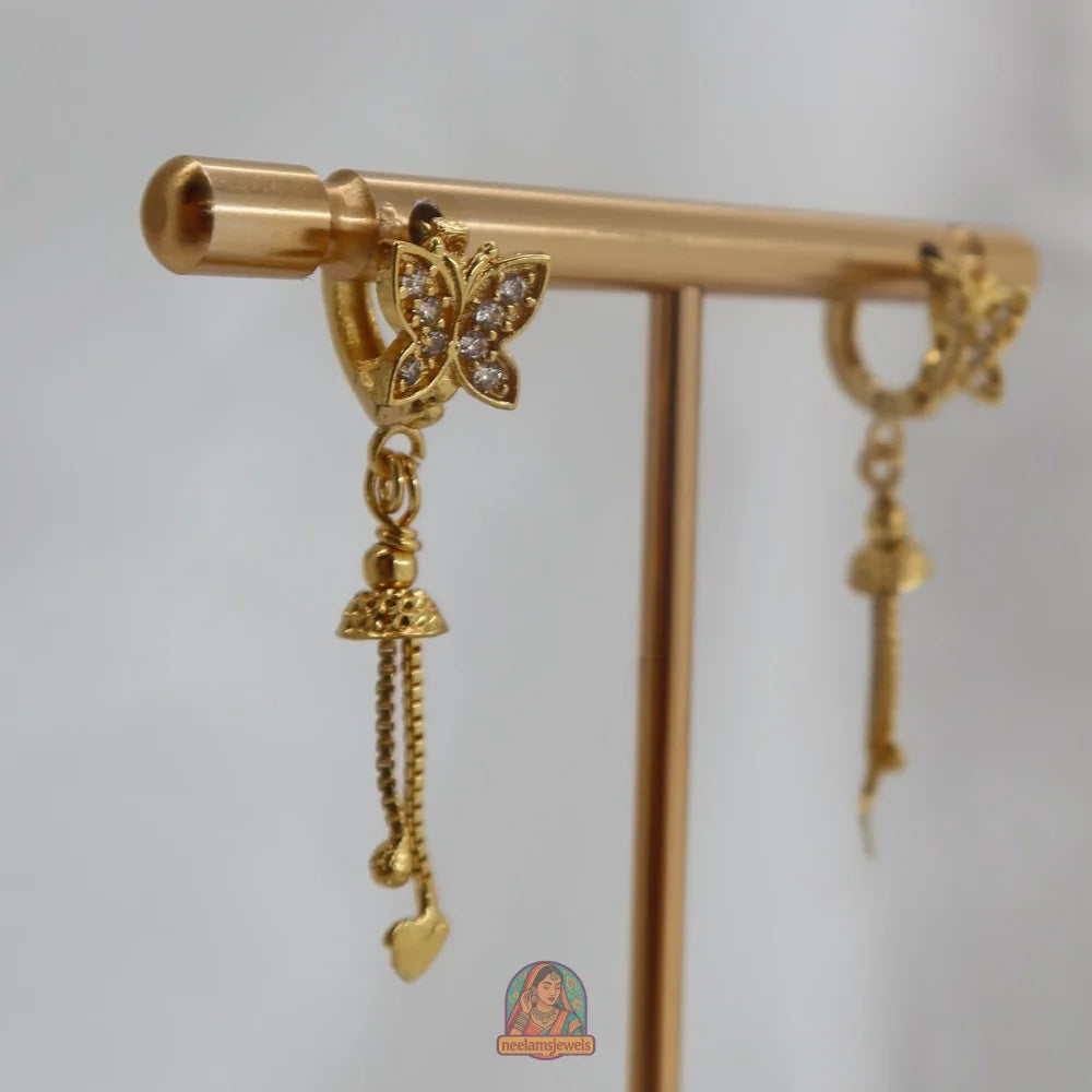 Vanshi Butterfly Hoops
