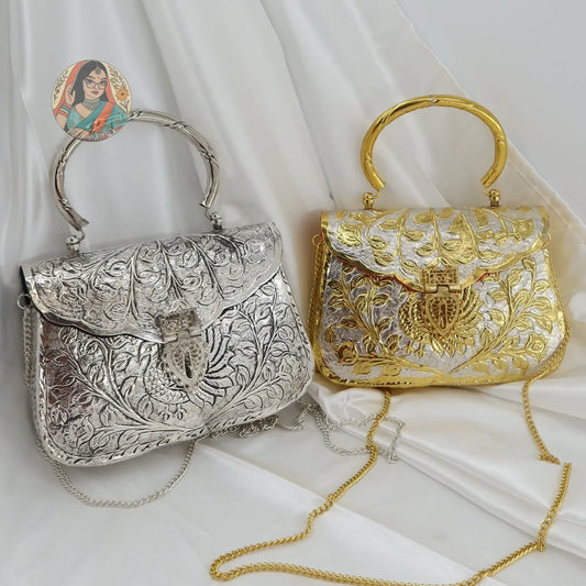 Veena - Metal Handbag