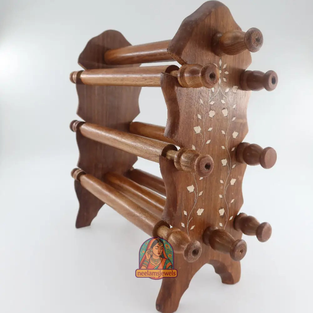 Wooden Bangle Stand