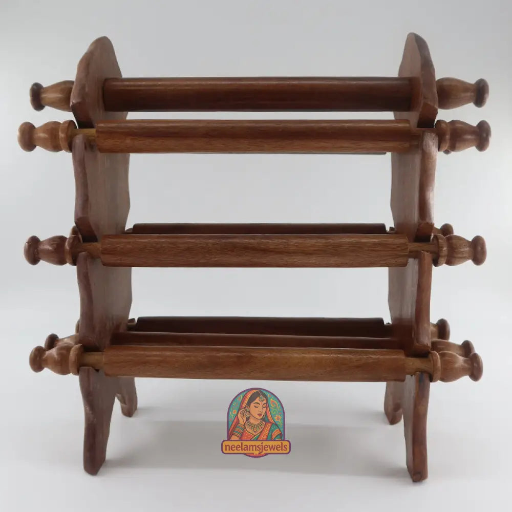 Wooden Bangle Stand