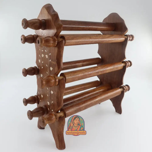 Wooden Bangle Stand