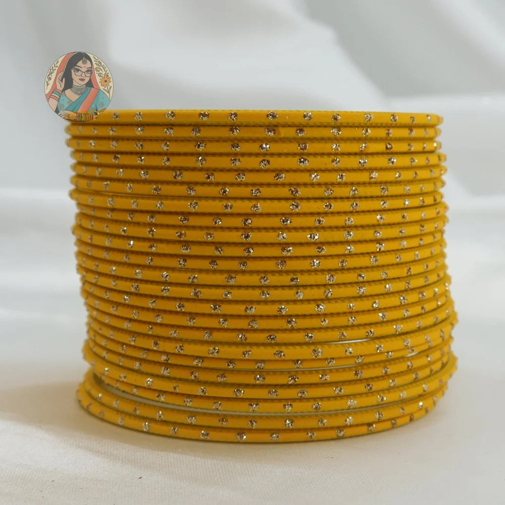 ’Yellow’ Matte Gold Dotted