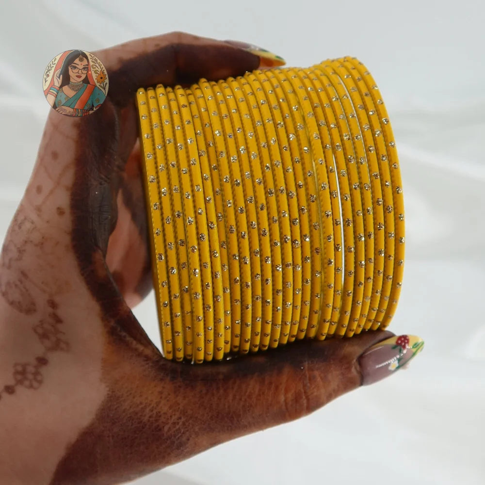 ’Yellow’ Matte Gold Dotted