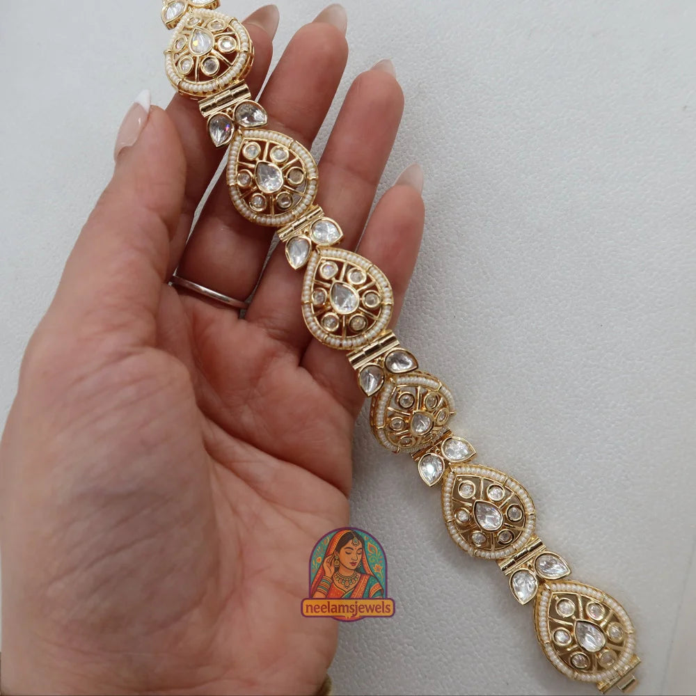 Zariya Teardrop Polki Bracelet