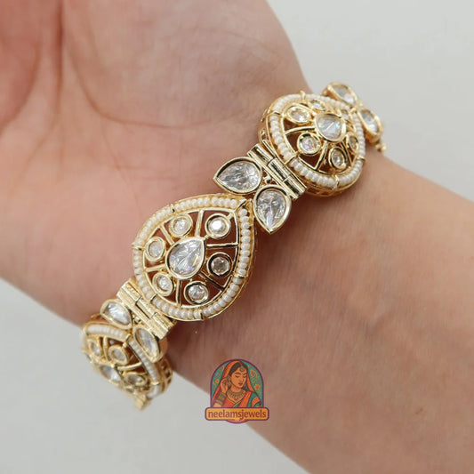 Zariya Teardrop Polki Bracelet
