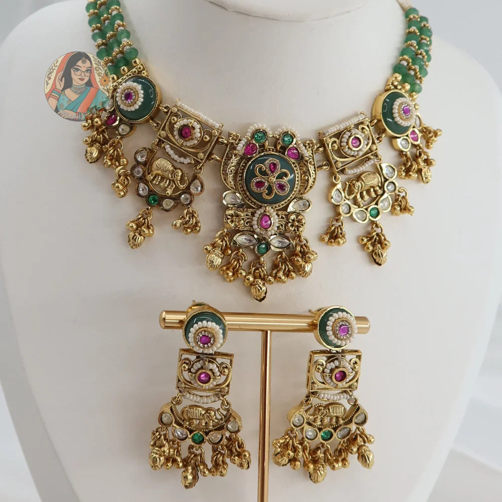 Ziva Heritage Necklace Set