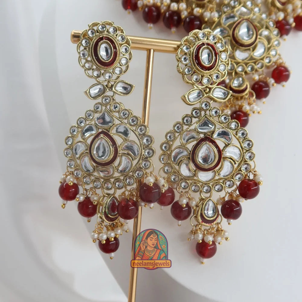 Zohra Choker Set (Maroon)