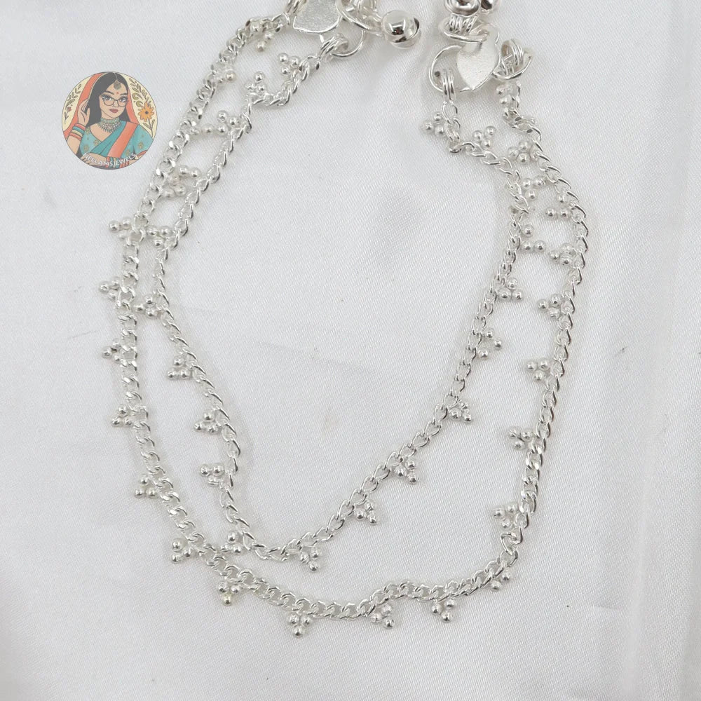Zoya Silver Anklet