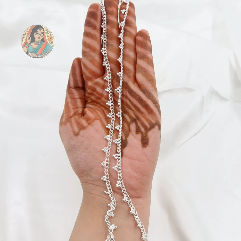 Zoya Silver Anklet