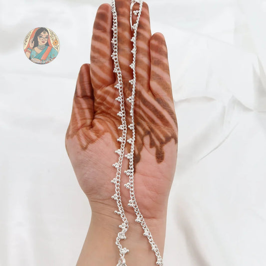 Zoya Silver Anklet