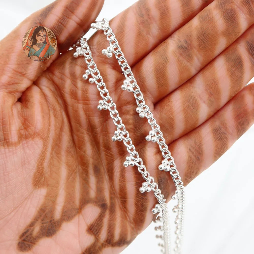 Zoya Silver Anklet