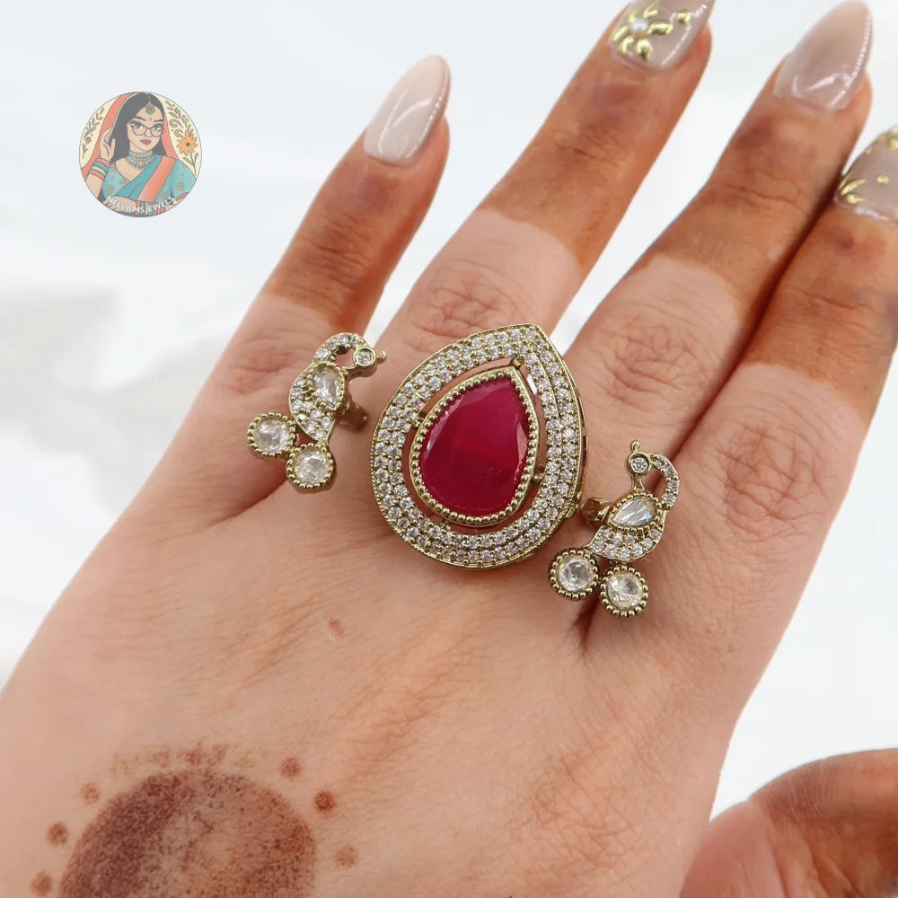 Zuleikha Ring - Pink