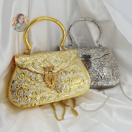 Zunaira - Metal Handbag